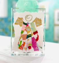 Load image into Gallery viewer, Mixed Media Angel in Acrylic Frame 9