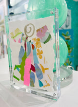 Load image into Gallery viewer, Mixed Media Angel in Acrylic Frame 12