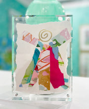 Load image into Gallery viewer, Mixed Media Angel in Acrylic Frame 14