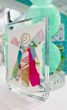 Load image into Gallery viewer, Mixed Media Angel in Acrylic Frame 14