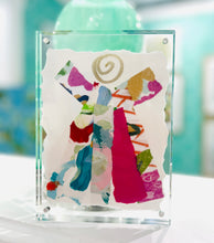 Load image into Gallery viewer, Mixed Media Angel in Acrylic Frame 15
