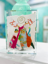 Load image into Gallery viewer, Mixed Media Angel in Acrylic Frame 16