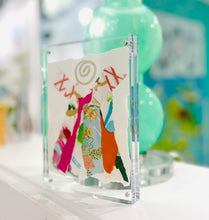 Load image into Gallery viewer, Mixed Media Angel in Acrylic Frame 16