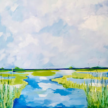 Load image into Gallery viewer, Fine Art Print, Marsh, Colorful Painting, Coastal Art