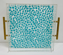 Load image into Gallery viewer, Teal Cheetah Tray
