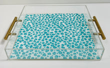 Load image into Gallery viewer, Teal Cheetah Tray
