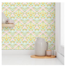 Load image into Gallery viewer, Wallpaper-Kaleidoscope Multi Pastels
