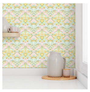 Wallpaper-Kaleidoscope Multi Pastels