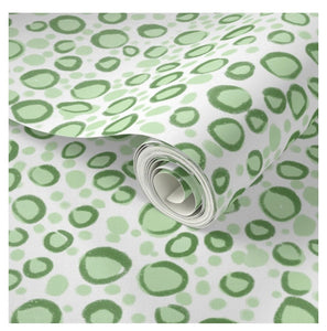 Wallpaper-Green Pebbles