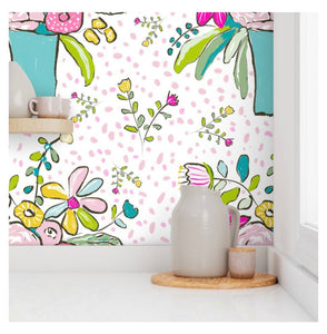 Wallpaper-Happy Flowers