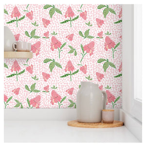 Wallpaper-Pink Floral