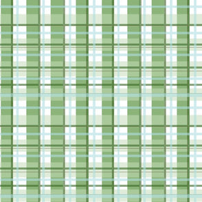 Green and Blue Plaid